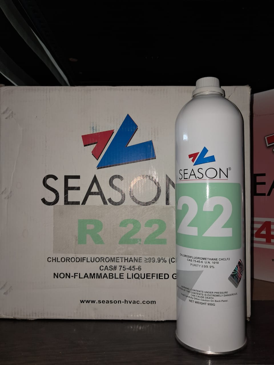 گاز R22 برند سیزن (یک کیلویی)